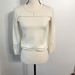 Armani Exchange Off-White Knit sweater Size Small NWOT